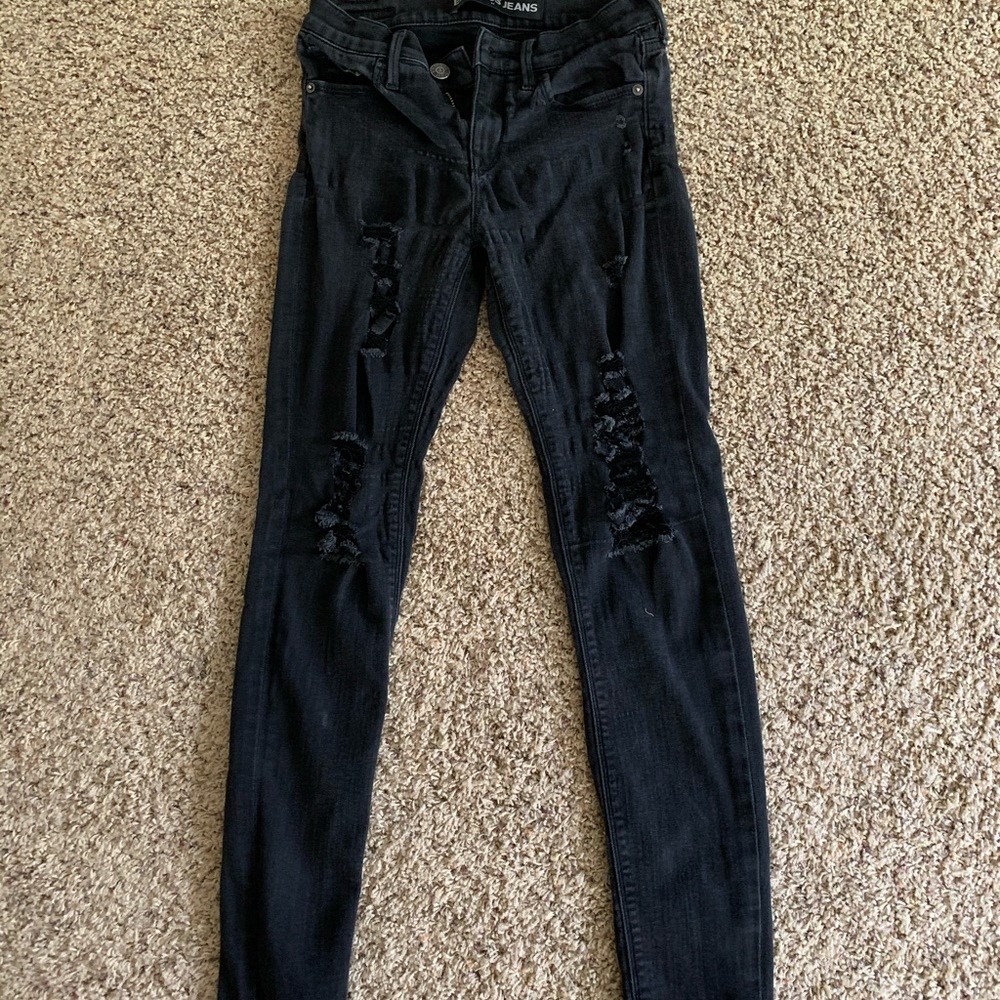 Express ripped jeans